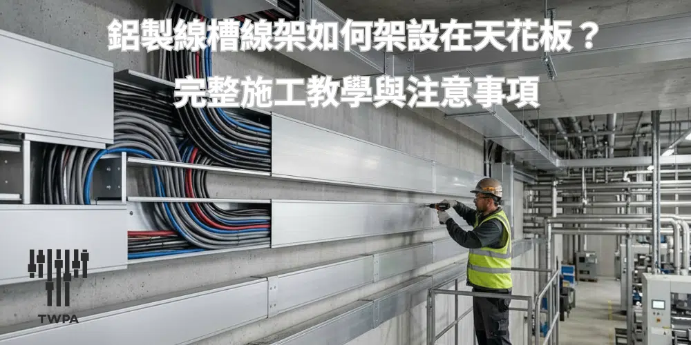 鋁製線槽線架如何架設在天花板？完整施工教學與注意事項